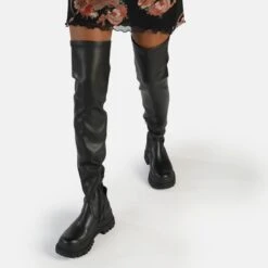 Buffalo Aspha Stretch Overknee -Buffalo Verkäufe 2095511 P2